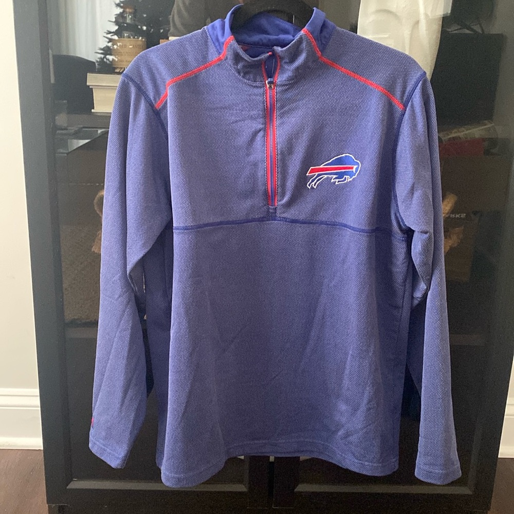 Buffalo Bills Antigua Pullover Quarterzip